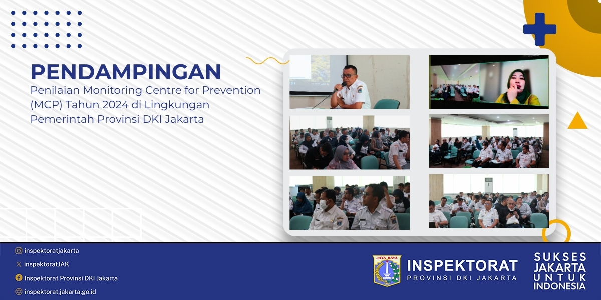 Pendampingan OPD dalam rangka Pemenuhan Indikator penilaian Monitoring Centre for Prevention (MCP)