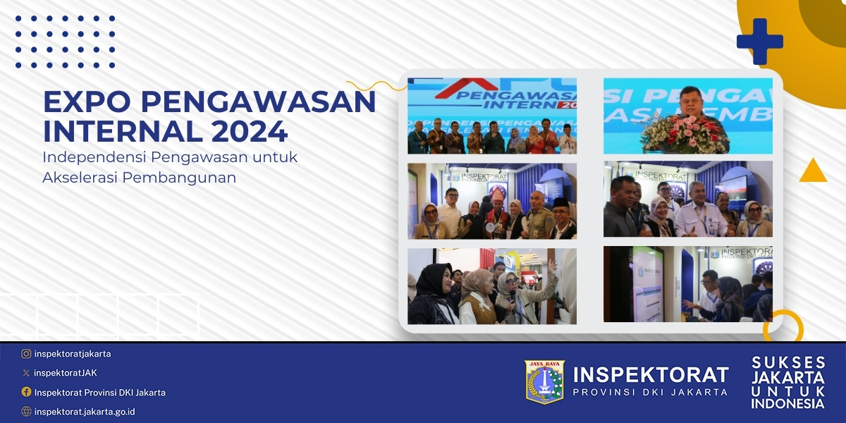 Inspektorat Provinsi DKI Jakarta berpartisipasi pada acara Expo Pengawasan Intern 2024