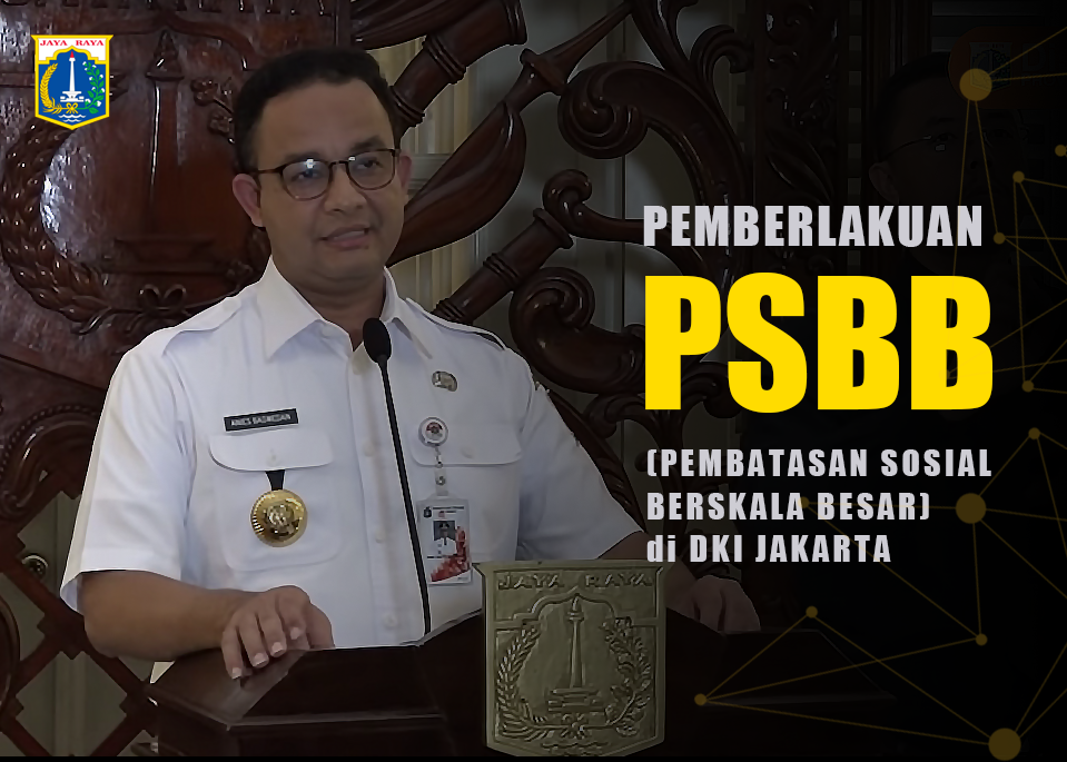 Pembatasan Sosial Berskala Besar (PSBB) di DKI Jakarta Resmi Diberlakukan Hari Ini