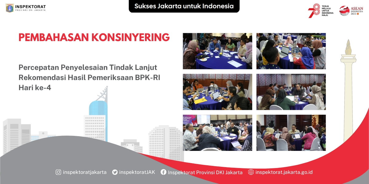 Konsinyering Pembahasan Tindak Lanjut Rekomendasi Hasil Pemeriksaan BPK-RI